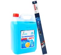 BOSCH 3397118957 Wischblatt Satz 650/550mm + Scheibenfrostschutz für RENAULT