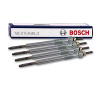 BOSCH 4x Glühkerze Duraterm 0250202023, Saugglocke, automatisch, grau