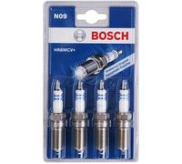 Bosch 4x Pack Zündkerze M14x1,25 SW 16mm Schlüssel Gewindelänge 25mm 1,3mm N09
