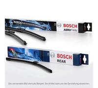 BOSCH A555S + A360H Scheibenwischer Set für AUDI A1 (8X) 3-TÜRER vorne + hinten