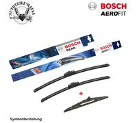 Bosch Aerofit Scheibenwischer Set Vorne + HINTEN für MAZDA 3