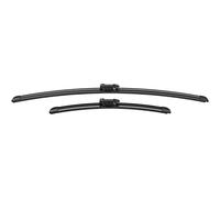 Bosch Aerotwin AM466S Front-Scheibenwischer - Set mit 2 Ersatz-Scheibenwischern und vormontiertem Multi-Clip-Adapter - 2 Wischblätter, 650 mm und 380 mm