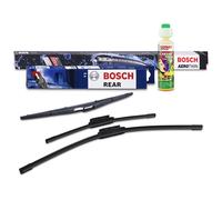 BOSCH AEROTWIN SCHEIBENWISCHER A116S + HECKWISCHERBLATT H353 FÜR RENAULT