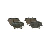 Bosch BP1673 - Auto Bremsbeläge hinten - Bosch-Qualität - für leises Bremsen mit wenig Staub - ECE-R90 zertifiziert - kupferfrei - 1 Set mit 4 Bremsbelägen