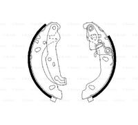 BOSCH Bremsbackensatz hinten rechts links für RENAULT FORD 1123789 1433865 YS5J2200-AA 0 986 487 624