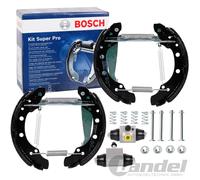 BOSCH BREMSBACKENSATZ EINBAUKIT TROMMELBREMSE passend für OPEL CORSA B C TIGRA