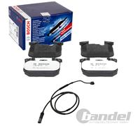 BOSCH BREMSBELÄGE + WARNKONTAKT HINTEN passend für BMW 3er F30 F31 F34 F80 4er
