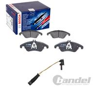 BOSCH BREMSBELÄGE + WARNKONTAKT VORNE passend für C-KLASSE W204 E-KLASSE W212