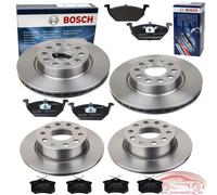 BOSCH Bremsen Set Bremsscheiben Beläge VORNE + HINTEN VW Passat Syncro 3B 3BG