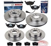 BOSCH Bremsen Set VORNE Ø280 HINTEN Ø272 Scheiben und Beläge VW Golf 7