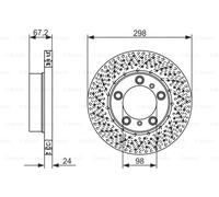 BOSCH Bremsscheibe 0 986 479 674