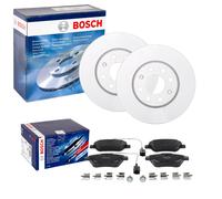 BOSCH BREMSSCHEIBEN 257mm + BELÄGE VORNE passend für FIAT GRANDE PUNTO EVO 199