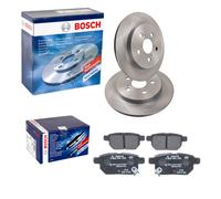 BOSCH BREMSSCHEIBEN 259mm + BELÄGE HINTEN passend für TOYOTA VERSO S