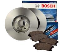 BOSCH Bremsscheiben Ø266mm + Bremsbeläge vorne für Citroen Berlingo Peugeot
