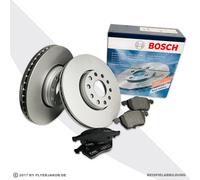 Bosch Bremsscheiben 288mm Beläge vorne für MERCEDES-Benz C-Klasse W204 C180 C200