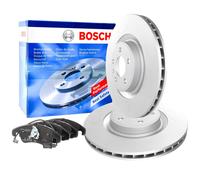 BOSCH Bremsscheiben 345mm Beläge WAKO Vorne für AUDI S4 B8 A5 S5 Q5 8RB Quattro