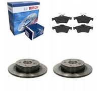BOSCH Bremsscheiben + Beläge Hinten FORD C-MAX II GRAND C-MAX KUGA II TRANSIT