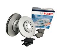 BOSCH BREMSSCHEIBEN + BELÄGE HINTEN für AUDI S4 8K B8 + S5 8T 8F