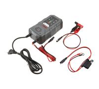 Bosch C70 Kfz-Batterieladegerät, 10 Ampere, mit Erhaltungsfunktion - für 12 V / 24 V Blei-Säure, EFB, GEL, AGM und offene VRLA-Batterien, Grau