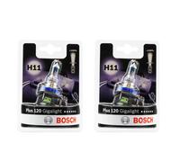 BOSCH Doppelpack Gigalight Plus 120 H11 12 V 55 W Sockel PGJ19-2