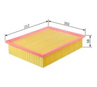 Bosch F 026 400 057 Luftfilter für FIAT OPEL ALFA ROMEO ABARTH Partikelfilter