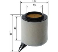 Bosch F 026 400 095 Luftfilter für BMW 1 3 E90 E92 E91 E81 E87 Partikelfilter