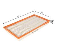 ORIGINAL® Bosch Luftfilter für Mercedes-Benz: VIANO VITO / MIXTO Kasten VITO