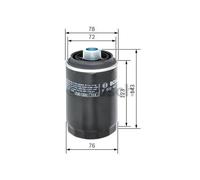 BOSCH F 026 407 179 Ölfilter für VW Anschraubfilter
