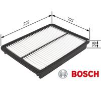 1x Bosch Luftfilter u.a. für Hyundai Grand Santa DM 3.3 FE 2.4 | 292270