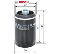 BOSCH F 026 407 179 Ölfilter für VW Multivan T5 T6