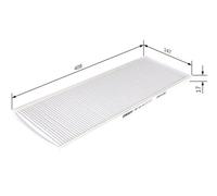 BOSCH Filter, Innenraumluft für GMC OPEL VAUXHALL CHEVROLET HOLDEN