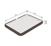 BOSCH Filter Innenraumluft 1 987 432 061 FÜR Renault Megane BA0 KA0 EA0 1.4 1.6