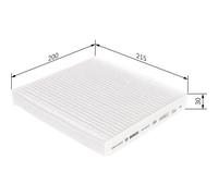 BOSCH Filter, Innenraumluft 1x für INFINITI MITSUBISHI PEUGEOT CITROËN SUBARU NISSAN 999M1VP001 7803A004 B727A-79925 1 987 435 517