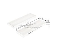 Innenraumfilter BOSCH 1 987 432 132