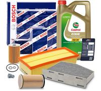 BOSCH-FILTER INSPEKTIONSPAKET + MOTORÖL FÜR VW TOURAN 1T AUDI A3 8P 1.6 2.0 TDI