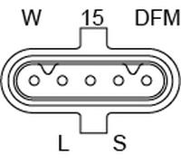 BOSCH Generator Universal 28V 100A für DAF 1 986 A00 967