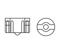 BOSCH Glühlampe, Blinkleuchte 1987302252 W21/5W für VW