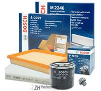 BOSCH INSPEKTIONSPAKET Filter Set Satz für Nissan Micra IV K13 K13KK Note E12