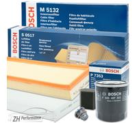 BOSCH INSPEKTIONSPAKET Filter Set Satz mit Kraftstofffilter Opel Crossland X 1.2