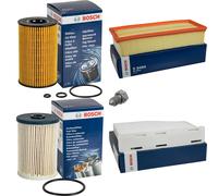 BOSCH Inspektionspaket Filterset für VW Golf VI 1.6 TDI 2.0 Skoda Octavia II