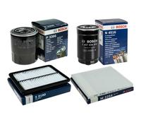 BOSCH Inspektionspaket Filterset passend für KIA Sorento I 2.5 CRDi