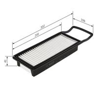 BOSCH Luftfilter 1 987 429 191 für HONDA