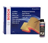 BOSCH Luftfilter + Luftmassensensorreiniger für IVECO DAILY ALFA ROMEO AR