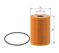 BOSCH Ölfilter 1 457 429 271 Filtereinsatz für NISSAN CABSTAR NT500 RENAULT OPEL
