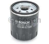 BOSCH Ölfilter Motorölfilter Anschraubfilter F 026 407 203 Kompatibel mit FORD Fiesta Mk6 Schrägheck JA8, JR8 FOCUS III Turnier Fiesta Mk5 Schrägheck JH1, JD1, JH3, JD3 Kuga Mk2 DM2 S-MAX WA6
