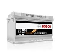 Bosch S5 008 Fahrzeugbatterie Plombierte Bleisäure (VRLA) 77 Ah 12 V 780 A Auto