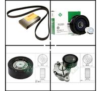 BOSCH, Schaeffler INA Keilrippenriemen Satz für Opel OMEGA B Caravan OMEGA B