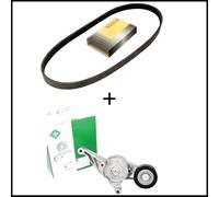BOSCH, Schaeffler INA Keilrippenriemen + Spanner passend für VW CADDY III
