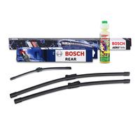 BOSCH SCHEIBENWISCHER A430S + HECKWISCHER A330H + REINIGER FÜR VW