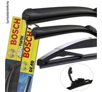 Bosch Scheibenwischer Wischblatt Set Vorne + Hinten für Nissan Micra 3 1.2 - 1.5